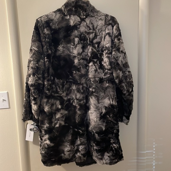 NWT VIA SPIGA reversible winter coat sz.2x - Picture 2 of 14